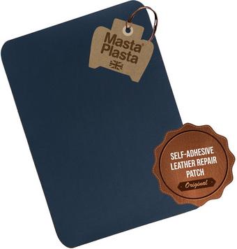 MastaPlasta Instant Leather Repair for Car Interiors & DIY - Navy 28x20cm