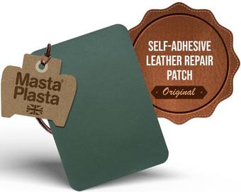 MastaPlasta Instant Leather Repair for Car Interiors & DIY - Green 28x20cm