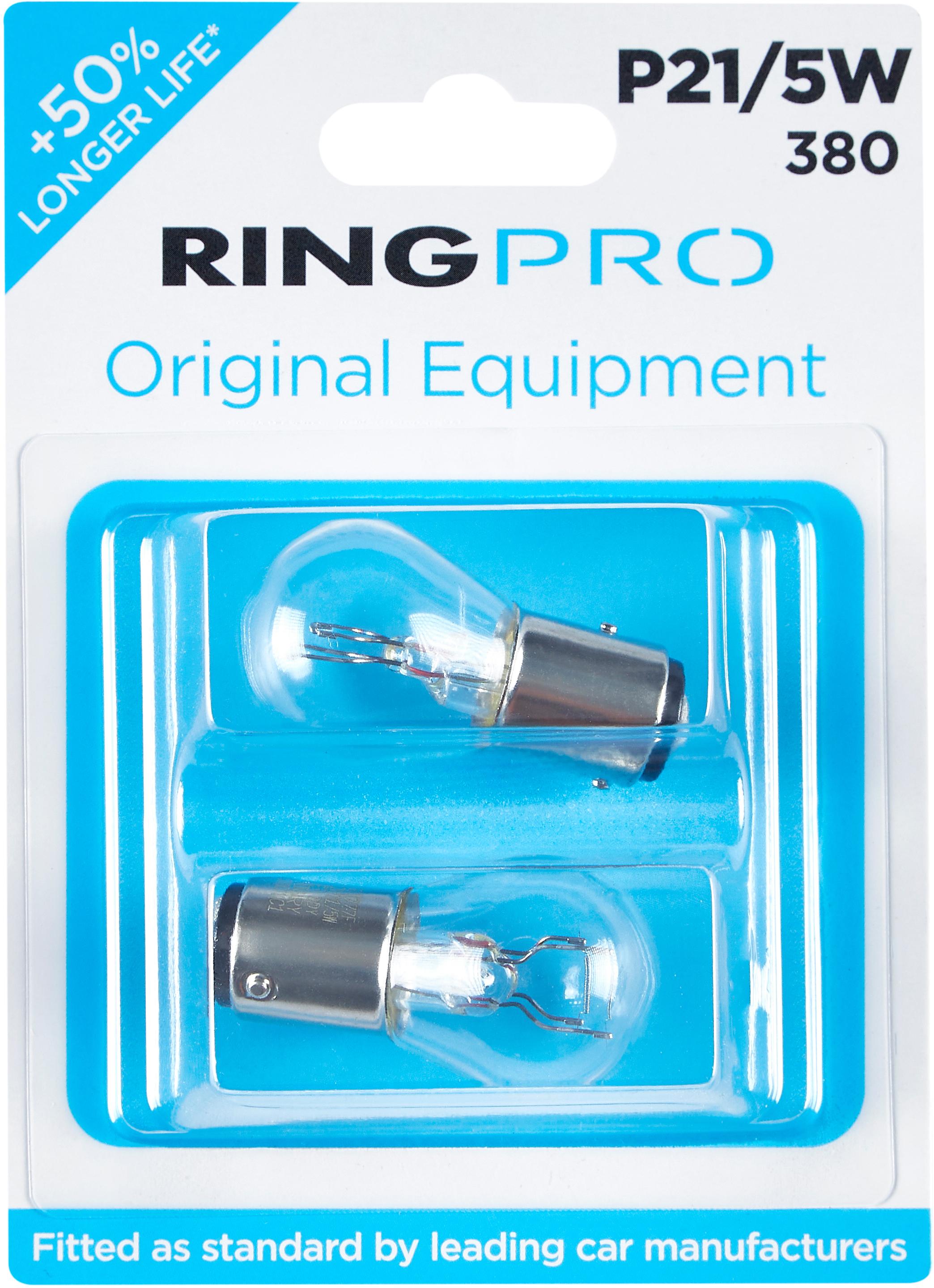Ring Pro 380 P21/5W Car Bulb Twin Pack