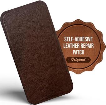 MastaPlasta Instant Leather Repair for Car Interiors & DIY - Mid-Brown 20x10cm