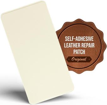 MastaPlasta Instant Leather Repair for Car Interiors & DIY - Ivory 20x10cm