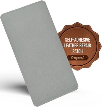 MastaPlasta Instant Leather Repair for Car Interiors & DIY - Light Grey 20x10cm