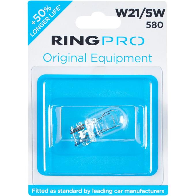 Ring Pro 580 W21/5W Car Bulb Single Pack