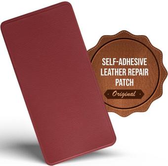 MastaPlasta Instant Leather Repair for Car Interiors & DIY - Red 20x10cm