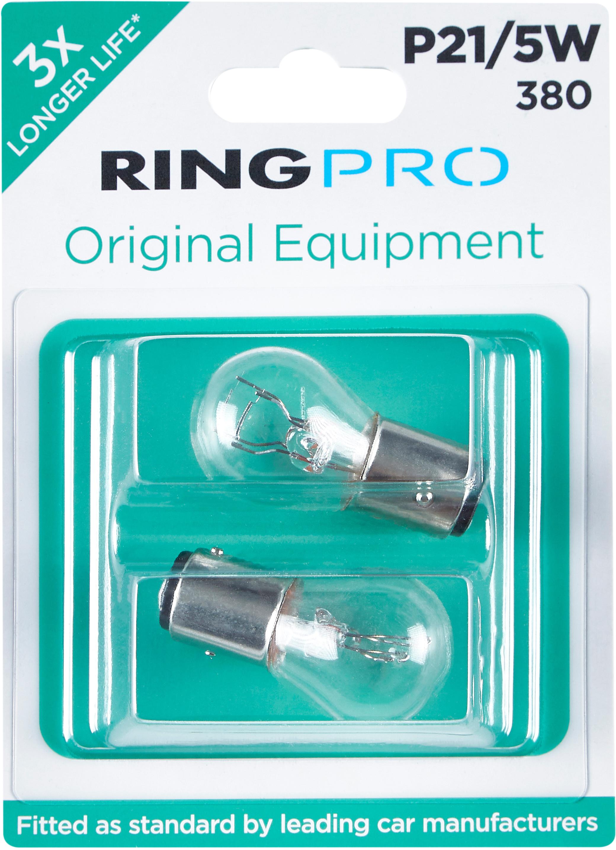 Ring Pro 380 P21/5W Car Bulb Twin Pack