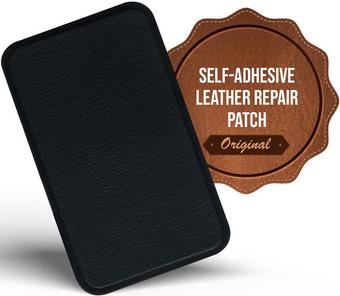 MastaPlasta Instant Leather Repair for Car Interiors & DIY - Black 10x6cm