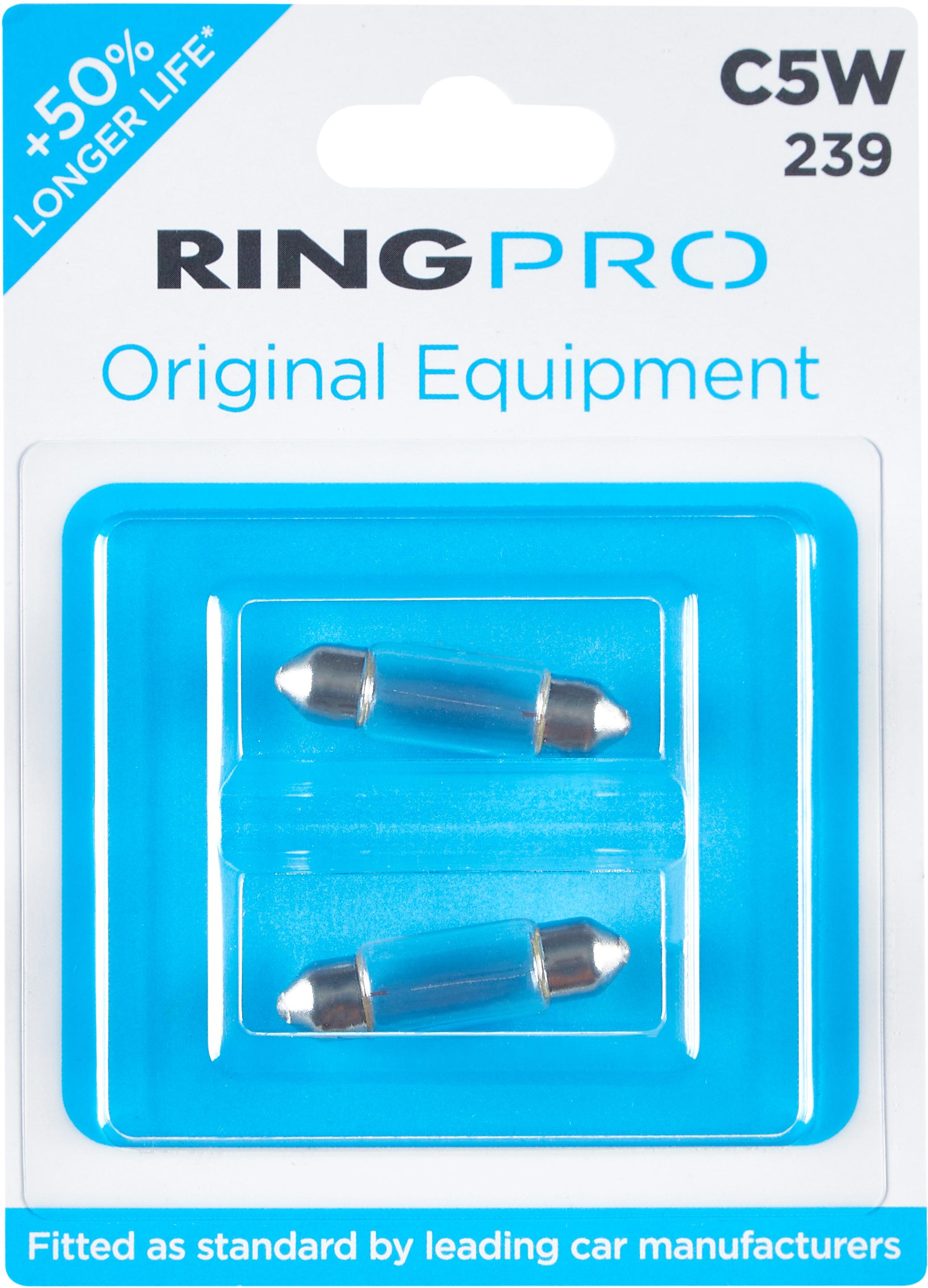 Ring Pro 239 C5W Car Bulb Twin Pack