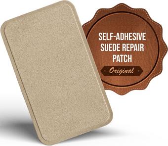 MastaPlasta Instant Suede Repair for Car Interiors & DIY - Beige 10x6cm