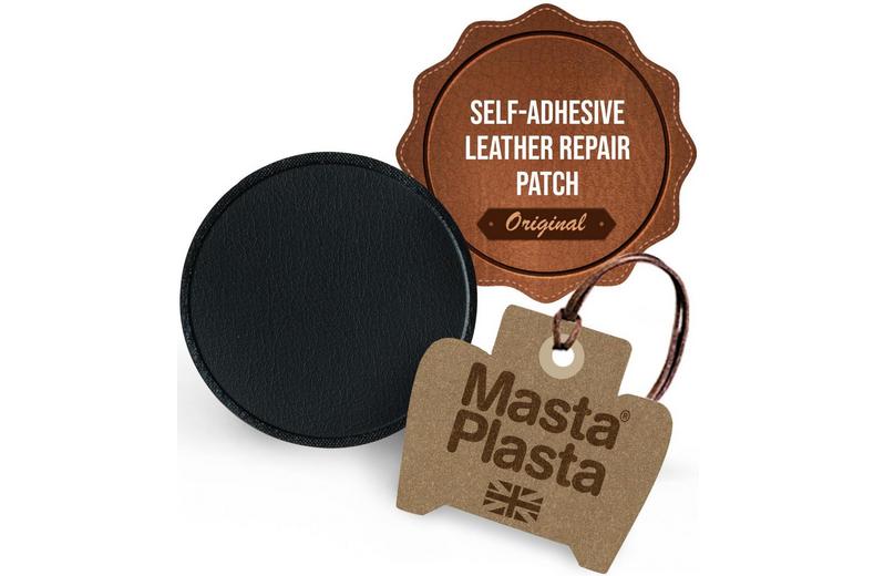 MastaPlasta Instant Leather Repair for Car Interiors & DIY - Black 8cm Circle MastaPlasta Instant Leather Repair for Car Interiors & DIY - Black 8cm Circle