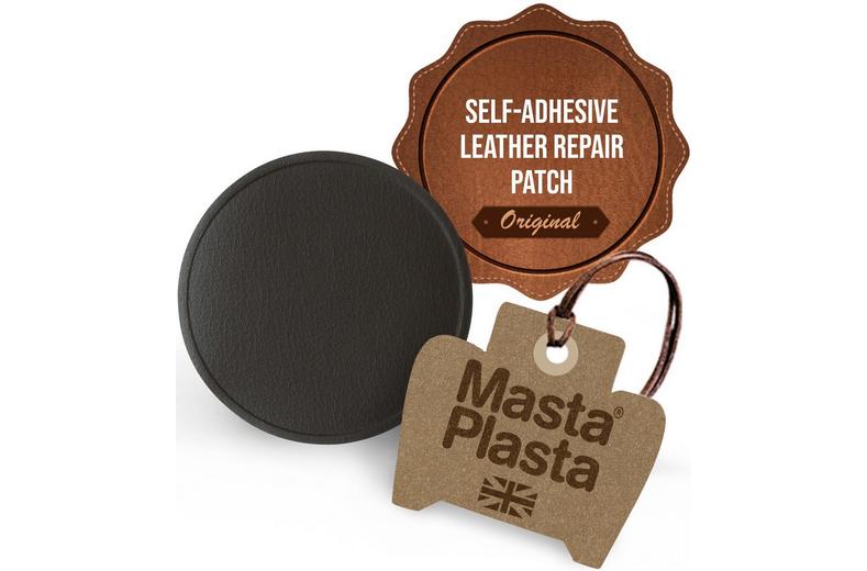 MastaPlasta Instant Leather Repair for Car Interiors & DIY - Dark Brown 8cm Circle MastaPlasta Instant Leather Repair for Car Interiors & DIY - Dark Brown 8cm Circle