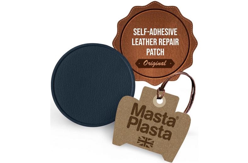 MastaPlasta Instant Leather Repair for Car Interiors & DIY - Navy 8cm Circle MastaPlasta Instant Leather Repair for Car Interiors & DIY - Navy 8cm Circle