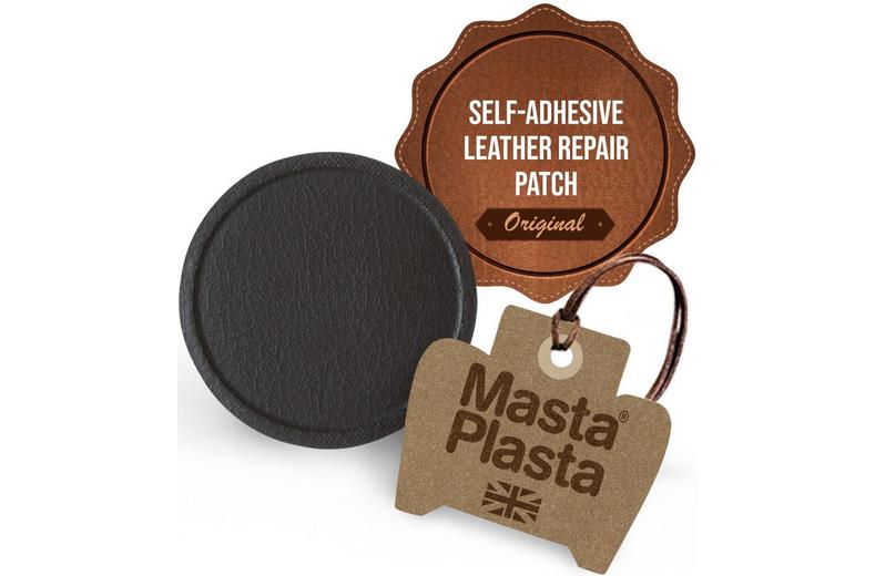 MastaPlasta Instant Leather Repair for Car Interiors & DIY - Dark Brown 5cm Circle MastaPlasta Instant Leather Repair for Car Interiors & DIY - Dark Brown 5cm Circle