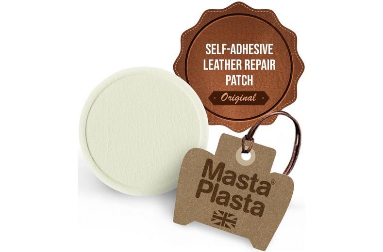 MastaPlasta Instant Leather Repair for Car Interiors & DIY - Ivory 5cm Circle MastaPlasta Instant Leather Repair for Car Interiors & DIY - Ivory 5cm Circle