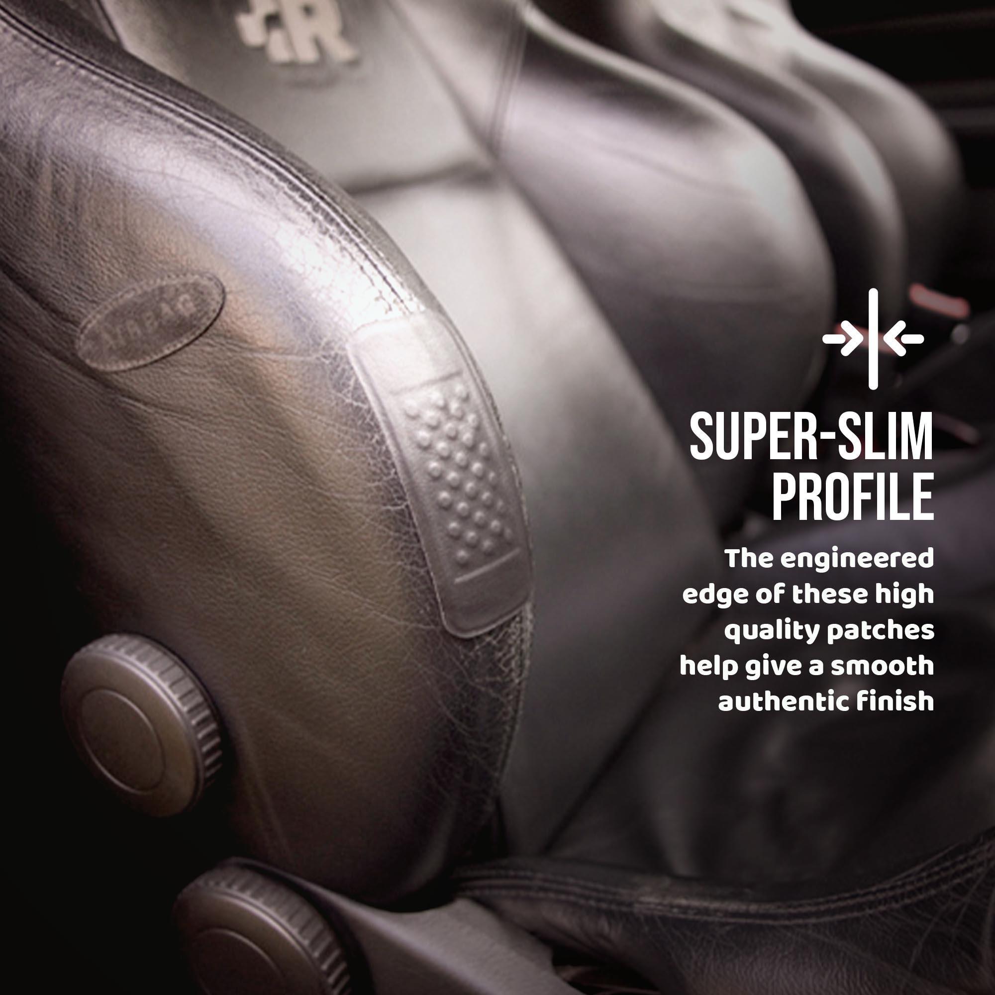 MastaPlasta Instant Leather Repair for Car Interiors & DIY - Black 10x6cm