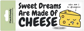 Made Of Cheese Bumper Sticker