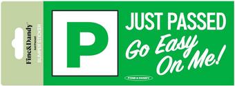 Just Passed Bumper Sticker