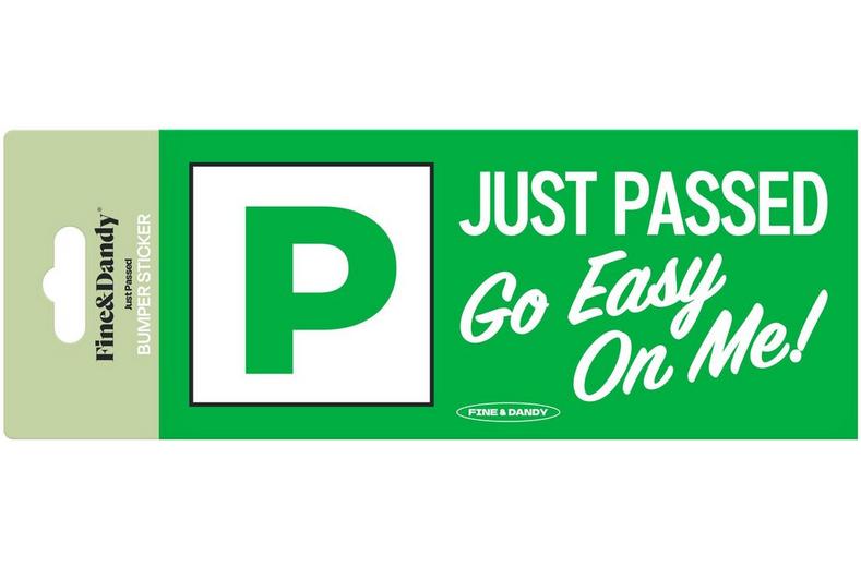 Just Passed Bumper Sticker Just Passed Bumper Sticker