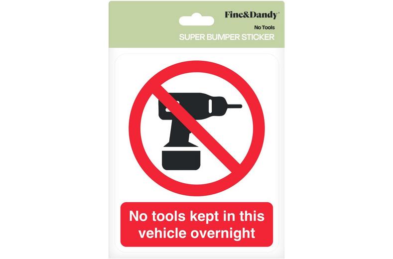 No Tools Bumper Sticker No Tools Bumper Sticker