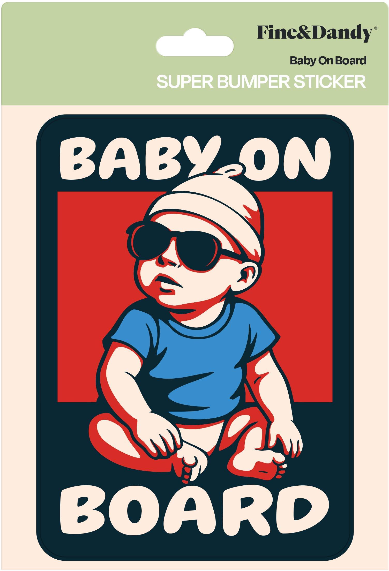 Baby On Board Bumper Sticker
