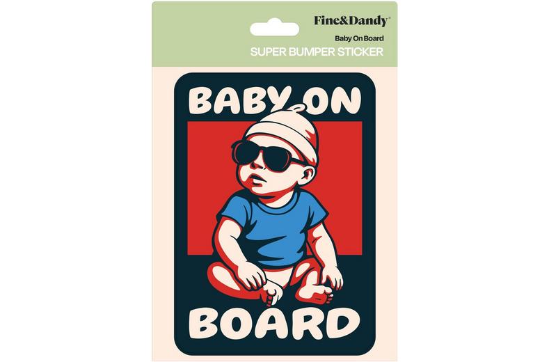 Baby On Board Bumper Sticker Baby On Board Bumper Sticker