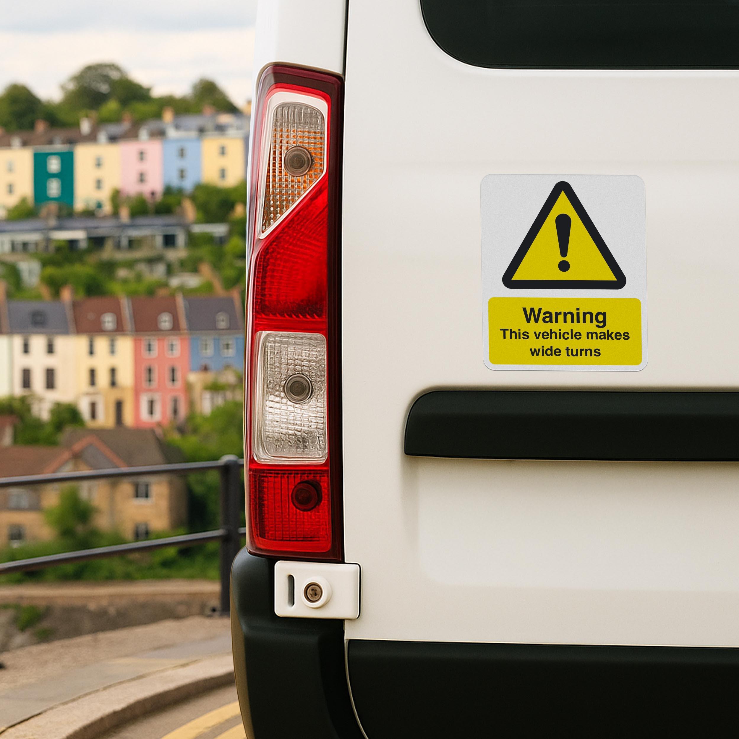 Wide Turns Bumper Sticker