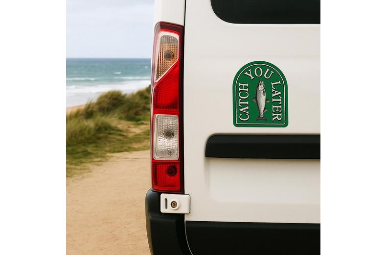 Catch You Later Bumper Sticker Catch You Later Bumper Sticker