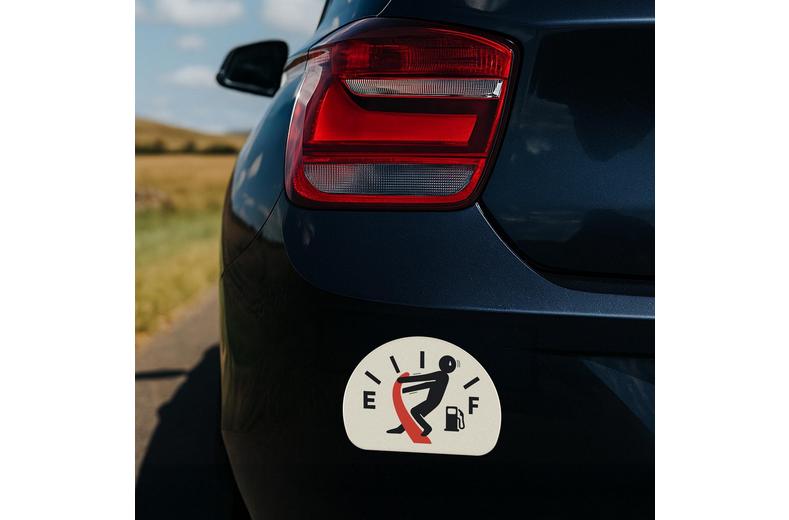 Fuel Gauge Bumper Sticker Fuel Gauge Bumper Sticker