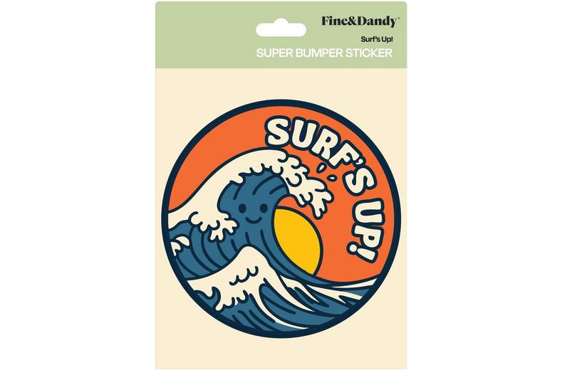 Surfs Up Bumper Sticker Surfs Up Bumper Sticker