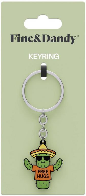 Fine & Dandy Free Hugs Keyring