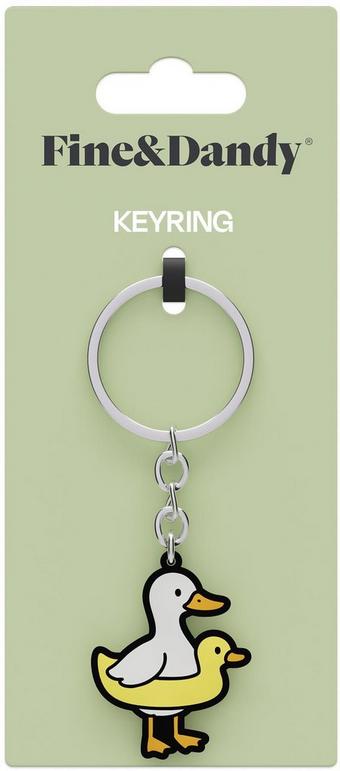 Fine & Dandy Duck Ring Keyring