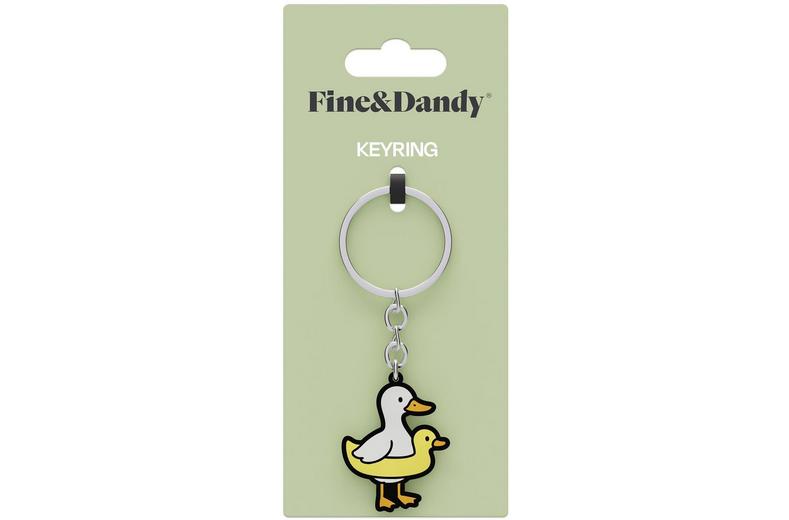 Fine & Dandy Duck Ring Keyring Fine & Dandy Duck Ring Keyring