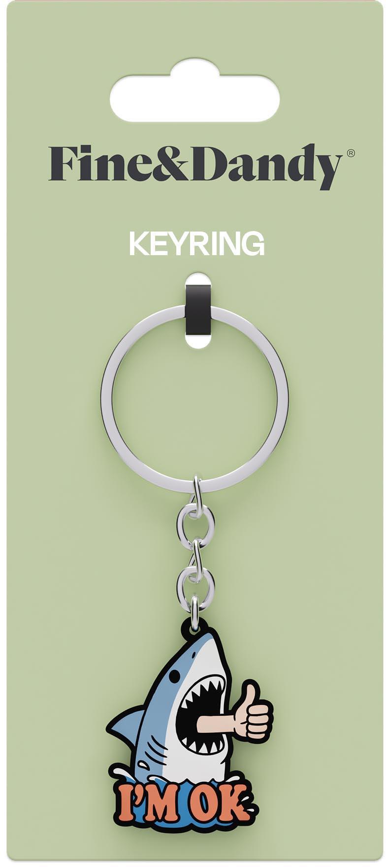 Fine & Dandy I'm OK Keyring