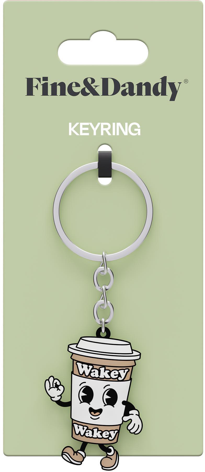 Fine & Dandy Wakey Wakey Keyring