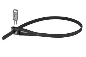 Halfords Hiplok Z-Lok Armoured Reuseable Tie 40cm Black | Extra 8% off for BC Members