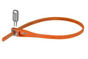 Halfords Hiplok Z-Lok Armoured Reuseable Tie 40Cm Orange | Extra 8% off for BC Members