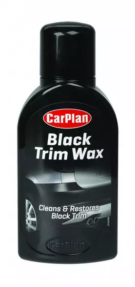 CarPlan Black Trim Wax 375ml Car Plastic Restorer Halfords UK