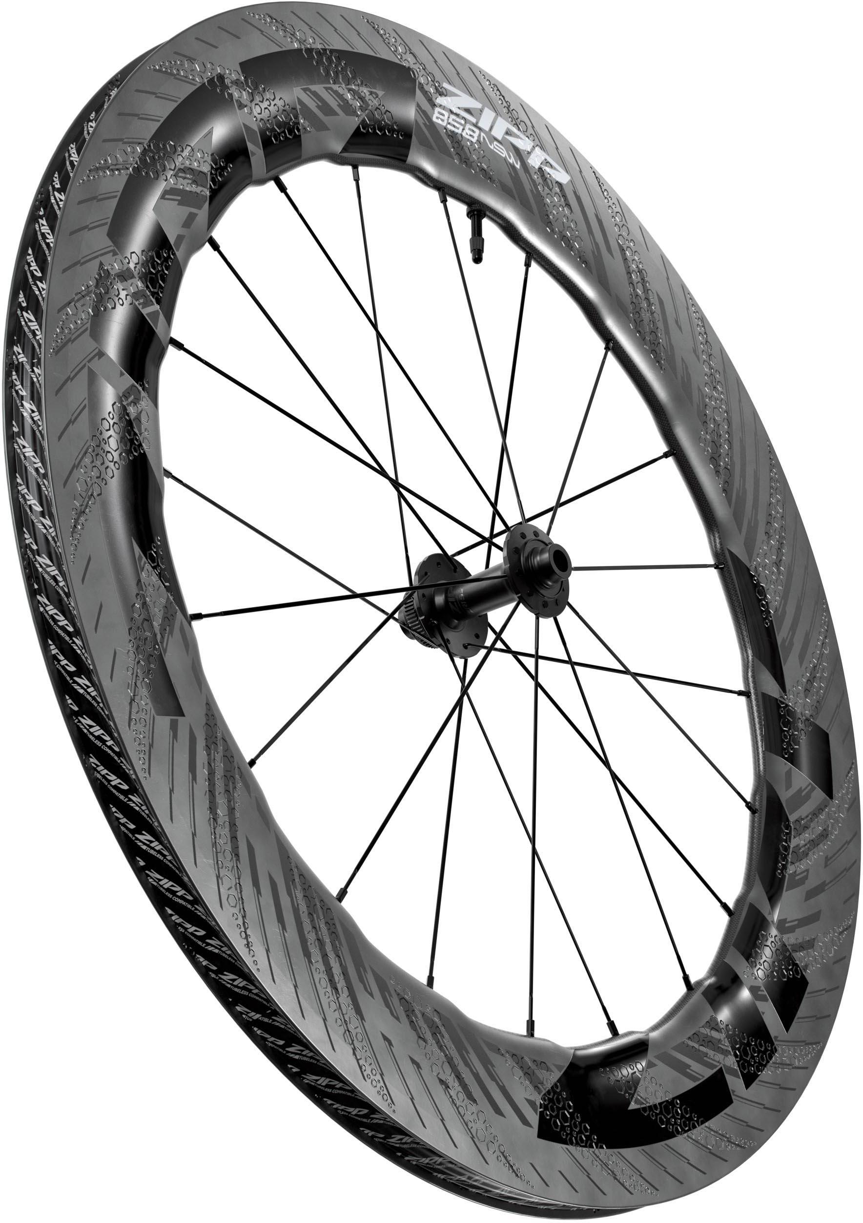 Zipp 858 NSW Tubeless Disc Brake Wheel, Front