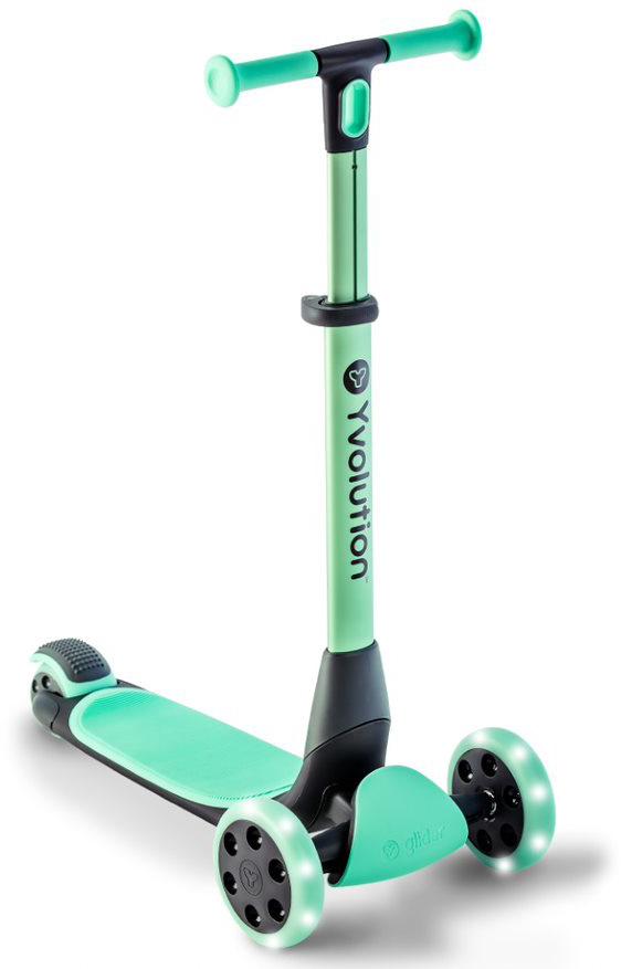 Y Glider Nua Kids Scooter - Green