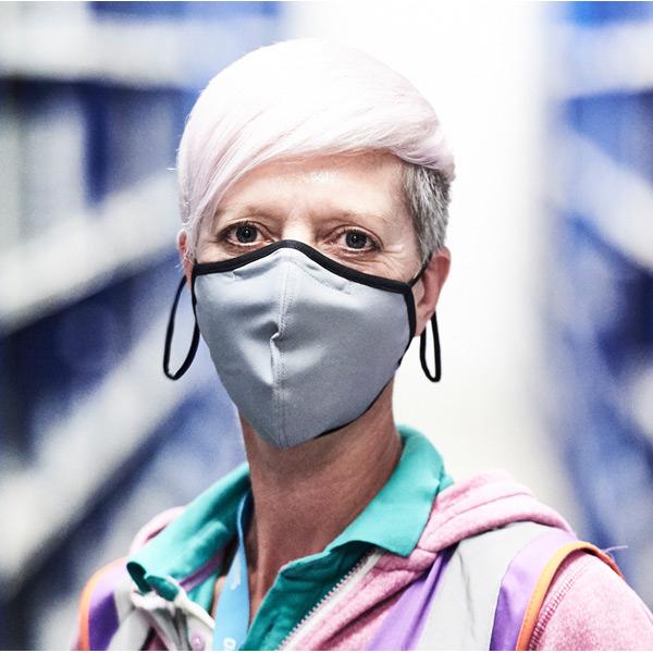 Element Reusable Face Covering, Plain Castle Grey