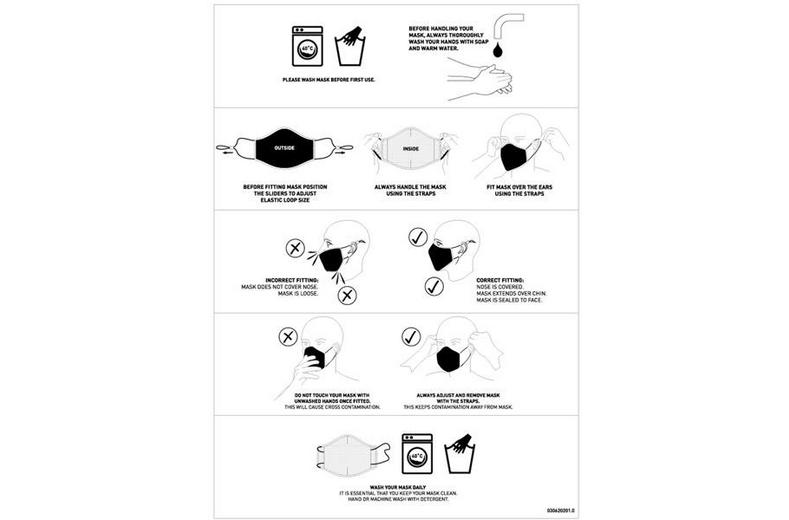 Element Reusable Face Covering, Plain Castle Grey Element Reusable Face Covering, Plain Castle Grey