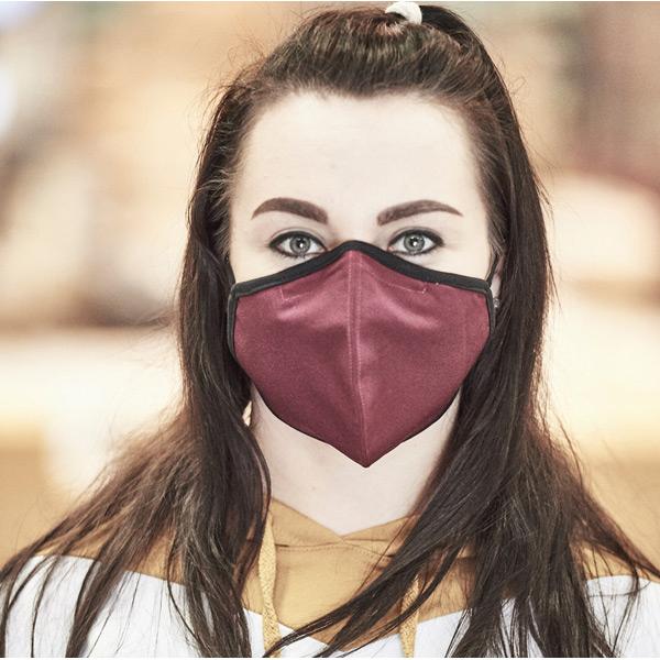 Element Reusable Face Covering, Plain Classy Burgundy