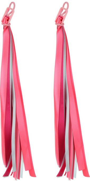 Halfords Kids Bike Ribbon Streamers Pink