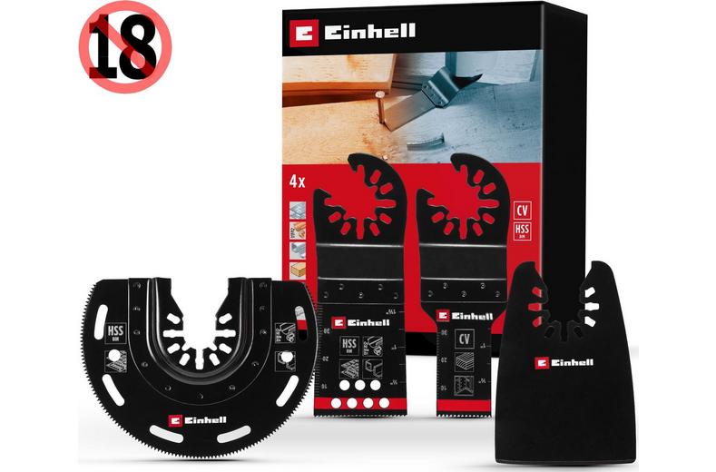 Einhell 4pc Multi-Tool Blade Set Einhell 4pc Multi-Tool Blade Set