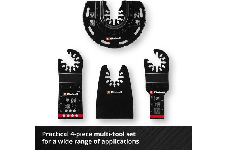 Einhell 4pc Multi-Tool Blade Set Einhell 4pc Multi-Tool Blade Set