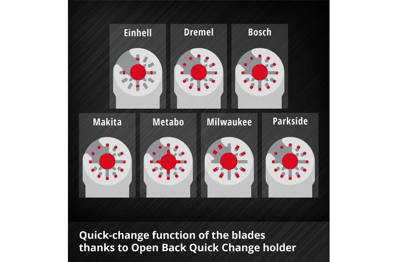 Einhell 35pc Multi-Tool Metal Blade Set Einhell 35pc Multi-Tool Metal Blade Set