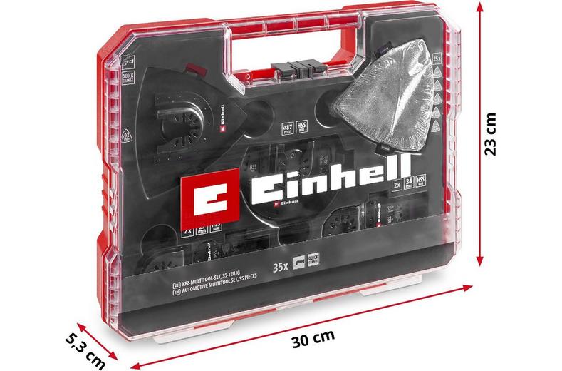 Einhell 35pc Multi-Tool Metal Blade Set Einhell 35pc Multi-Tool Metal Blade Set