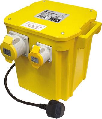 Faithfull Transformer 5kVA Triple Outlet