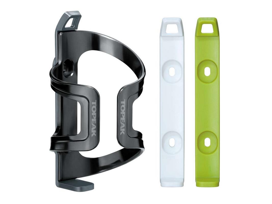 Halfords Topeak Dualside Bottle Cage - Grey/White/Green | Extra 8% off for BC Members