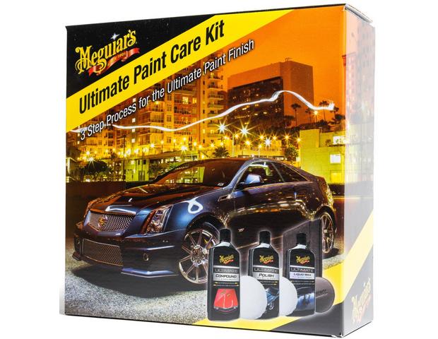  Meguiar's ULTPCKITEU Ultimate Paint Care Kit: 3 Step Process  for The Perfect Paint Finish. Contains: Compound, car Polish & car Wax :  Automotive