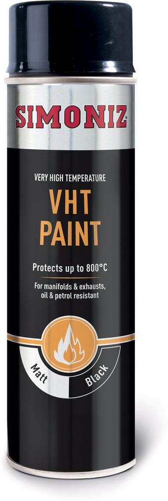 Simoniz Black Very High Temperature Paint 500ml